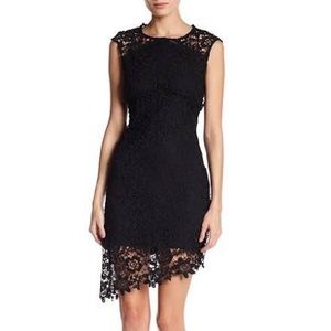 Bebe black lace dress